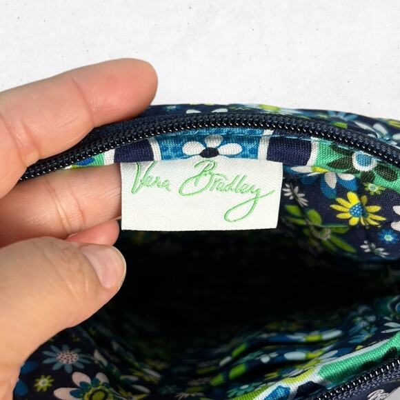 Vera Bradley Daisy Daisy Retired Mini Hipster Crossbody Bag‎ Purse Stained - Picture 8 of 9